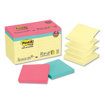 Post-it® Dispenser Notes Original Pop-up Notes Value Pack, 3 X 3, Canary Yellow-poptimistic Collection Colors, 100 Notes-pad freeshipping - TVN Wholesale
